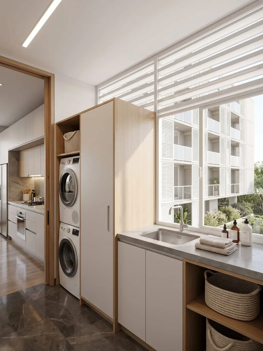 Celosía de acero INPPA en fachada de proyecto residencial